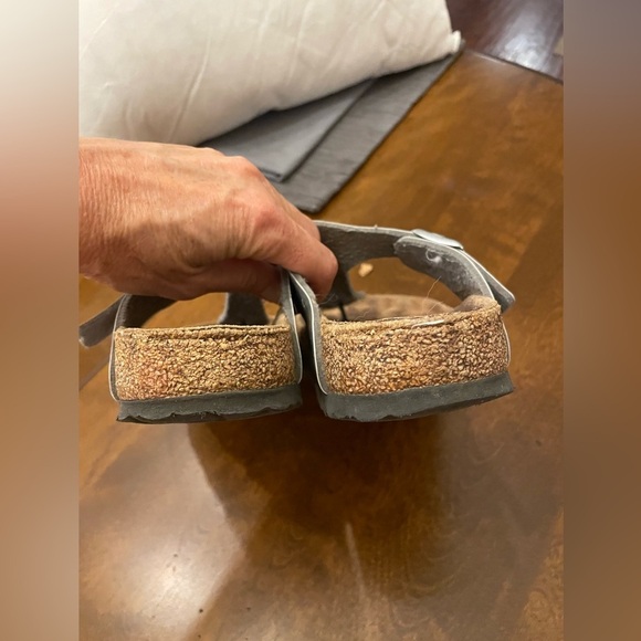 Birkenstock Gizeh Women's Silver Sandals 36 5.5 - Picture 7 of 10